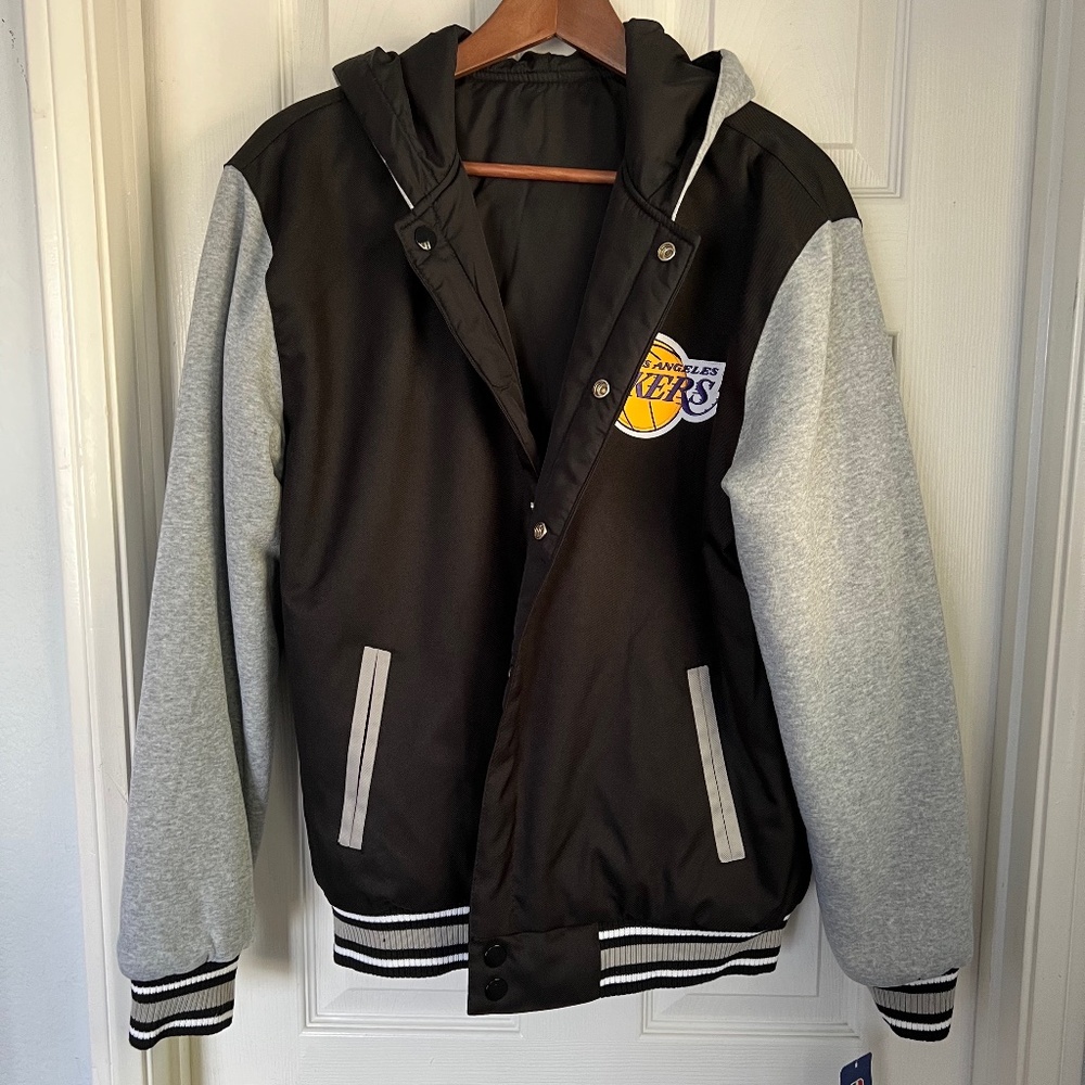 Lakers Reversible Hooded Jacket - Picture 3 of 6
